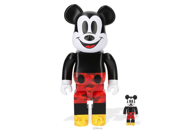 BE@RBRICK BAPE(R)︎ MICKEY MOUSE」にアニバーサリーモデルが登場