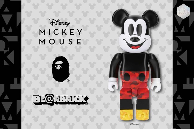 BE@RBRICK BAPE(R)︎ MICKEY MOUSEにアニバーサリーモデルが登場