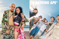 BAPE®が“90sレイヴ”のエッセンスを現代に落とし込んだ、ビーチルックを公開。