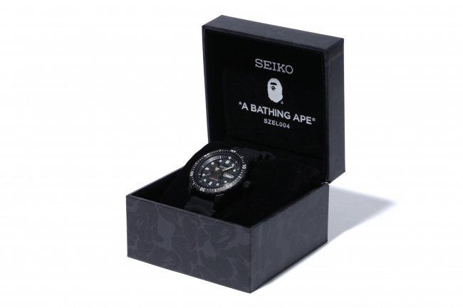 【新品未開封】SEIKO X BAPE 腕時計　黒