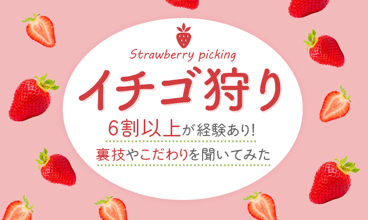 イチゴ狩り 6割以上が経験あり 裏技やこだわりを聞いてみた 日本トレンドリサーチのプレスリリース