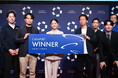 「ICCサミット KYOTO 2026」の「スタートアップ・カタパルト」で、アップサイクル＆プラントベース食品ブランド「KAWAÌINE」 を率いる東京バルが優勝