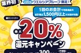 主要キャッシュレス決済サービス4社のポイントが還元されるキャンペーンを開催(2月3日~2月16日)
