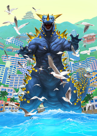 日本の特撮をリスペクトした怪獣やヒーローたちによる爽快アクションゲーム『GIGABASH』が11月21日から開催される熱海怪獣映画祭に出展_002