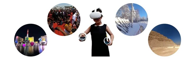 VR旅行体験イメージ