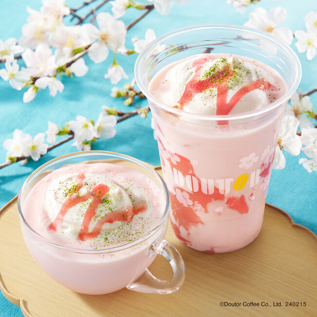 ＼おいしさ満開／　ドトールコーヒーショップで春を先取り！　2月15日より桜メニューを発売