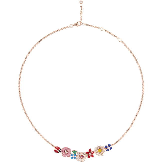 ネックレス PGxDIAxピンクサファイアｘカラーラッカー 4,100,000円