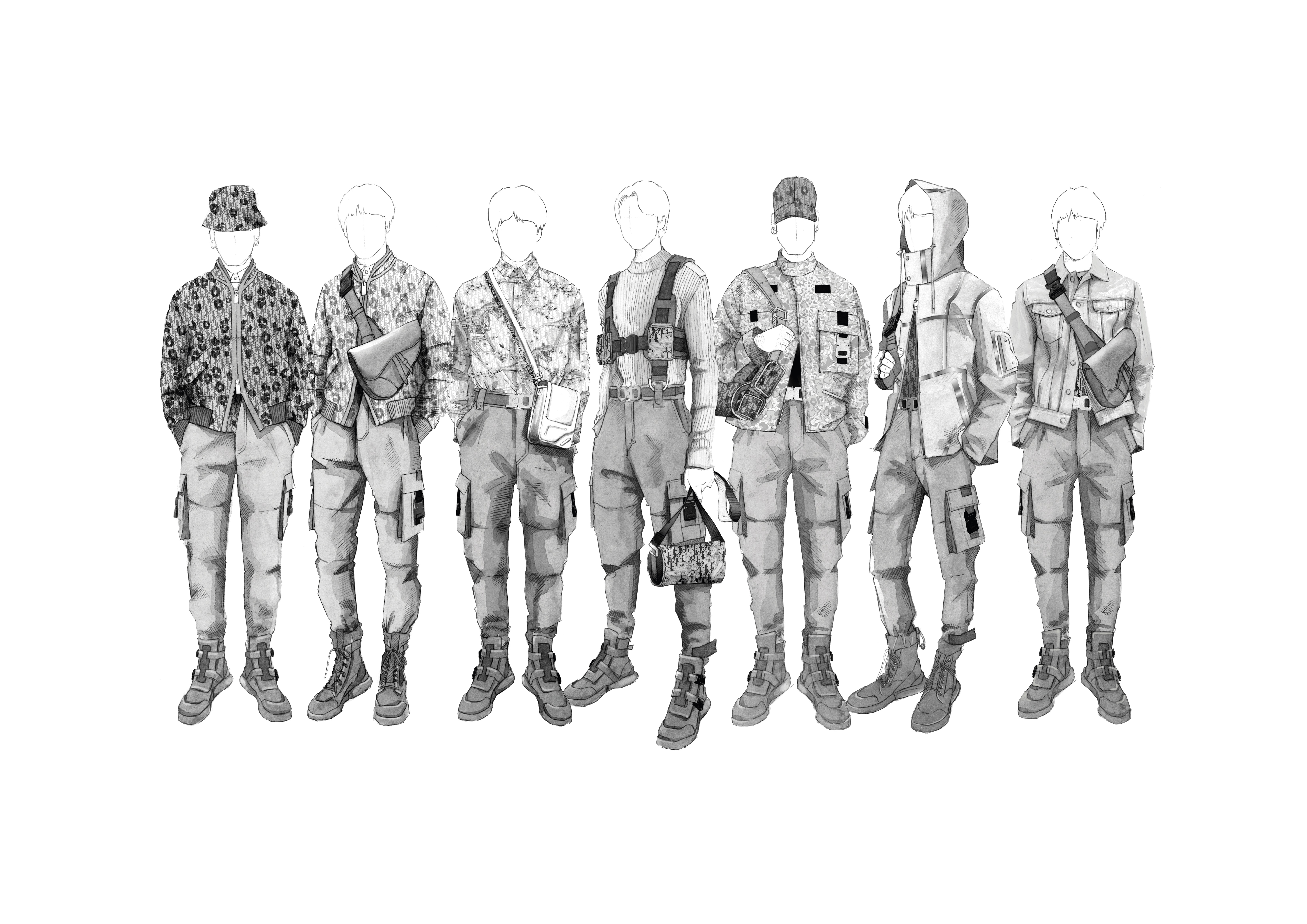 Dior キム ジョーンズがbts 防弾少年団 のワールドワイド スタジアムツアーステージ衣装をクリエーション クリスチャン ディオール株式会社 のプレスリリース