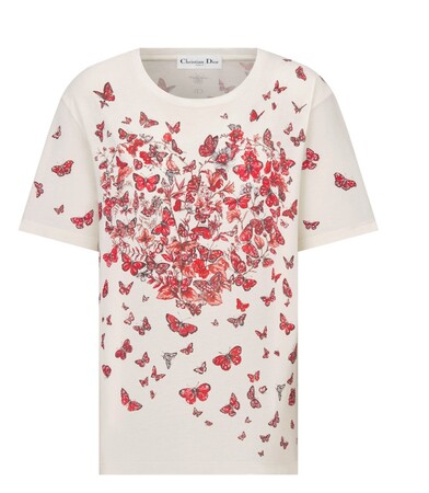 Tシャツ Le Cœur des Papillons コットンジャージー ¥220,000 Tシャツ Le Cœur des Papillons コットンジャージー ¥220,000