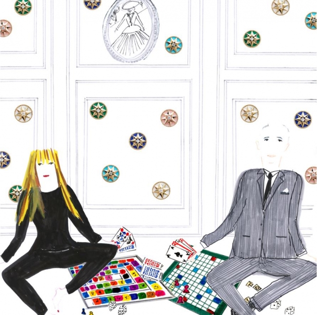 Dior Joaillerie ローズ デ ヴァン に想いを込めて 新作スケッチを公開 クリスチャン ディオール株式会社のプレスリリース