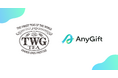 シンガポール発のラグジュアリーティーブランド「TWG Tea Japan」にて、eギフトサービス『AnyGift』を導入