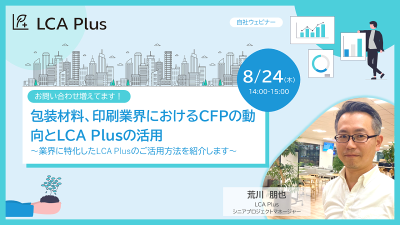 製品単位の温室効果ガス排出量を可視化するプラットフォーム「LCA Plus