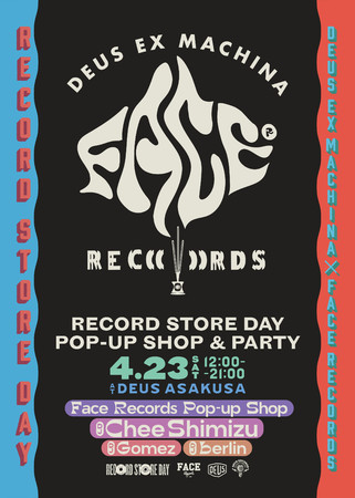 DEUS EX MACHINA x FACE RECORDS DEUS EX MACHINA x FACE RECORDS