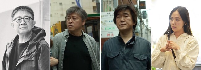 左から チャン・リュル監督、クォン・へヒョ、ユン・ジェムン、山本由貴(劇中写真より) 左から チャン・リュル監督、クォン・へヒョ、ユン・ジェムン、山本由貴(劇中写真より)