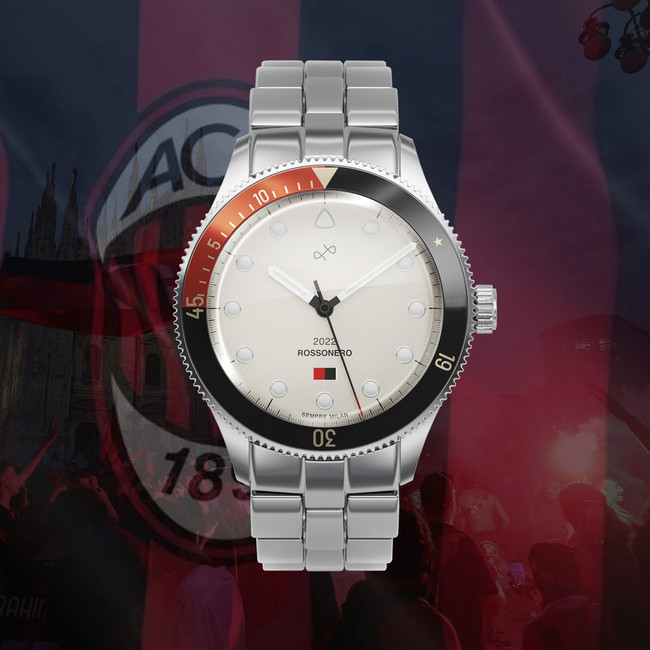 北欧腕時計ブランドのAbout VintageがACミランのオフィシャルウォッチパートナーとなり、優勝記念ウォッチ『2022  ROSSONERO(ロッソネロ）』の販売を発表。｜株式会社About Vintageのプレスリリース