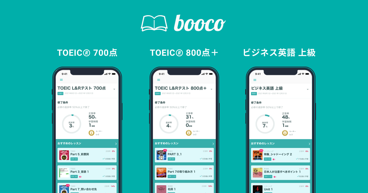 アルク 英語学習アプリ Booco にてtoeic Test対策 ビジネス英語の新コースを開講 株式会社アルクのプレスリリース