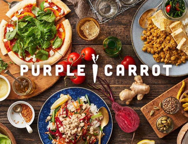 米国のヴィーガンミールキット Purple Carrot 日本初上陸 分で完成するヴィーガンの食材とレシピの 献立セット Oisixで販売開始 10月31日 木 オイシックス ラ 大地株式会社のプレスリリース