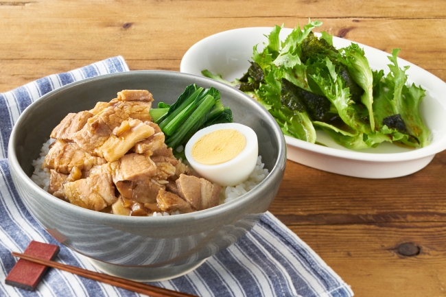 火を使わずに！ごはんがすすむ角煮丼