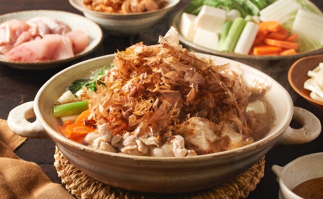 ▲「けずり節踊る！かつおだし鍋」