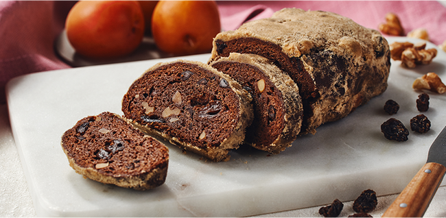 ▲「梅酒から生まれた 濃厚ショコラシュトレン」