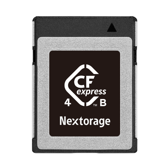 CFexpress 4.0 対応CFexpress Type B メモリーカード ※開発中製品のイメージです。最終製品とは異なります。