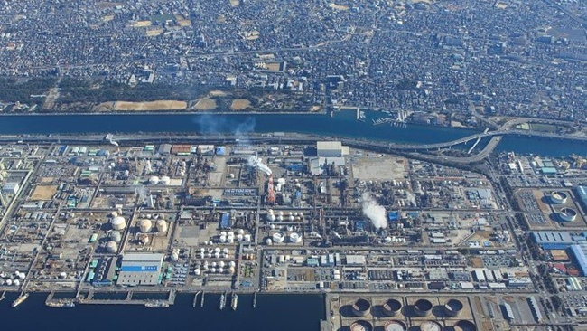 拠点候補地である三井化学大阪工場(大阪府高石市)　三井化学提供