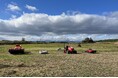 東北地方整備局と堤防や遊水地等のさらなる適正な維持管理に向けた無人式除草の実証実験を実施