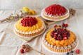 【DISHES and TART SAN】春を彩る、旬のフルーツを使用した季節限定タルトを販売開始
