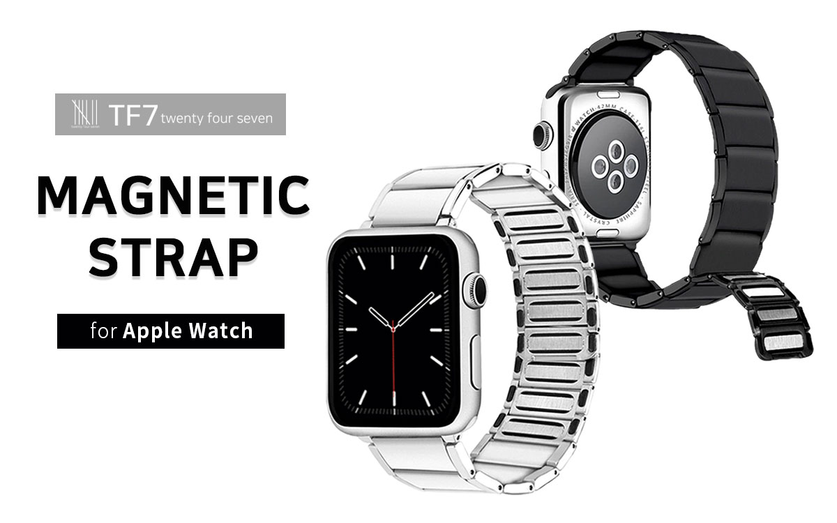 Apple Watch 7に対応 高級時計のようになめらかで美しいtf7 Magnetic Strap 発売 ロア インターナショナルのプレスリリース Apple Watch 7に対応 高級時計のようになめらかで美しいtf7 Magnetic Strap 発売 ロア インターナショナルのプレスリリース