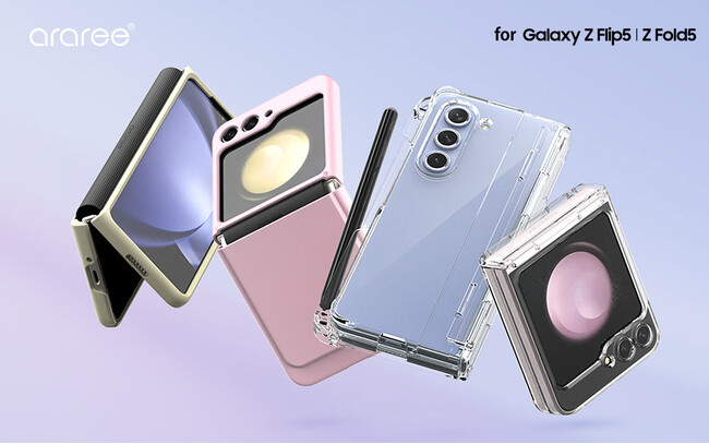 araree、サムスン公式認証Galaxy Z Flip5 / Z Fold5 専用アクセサリー