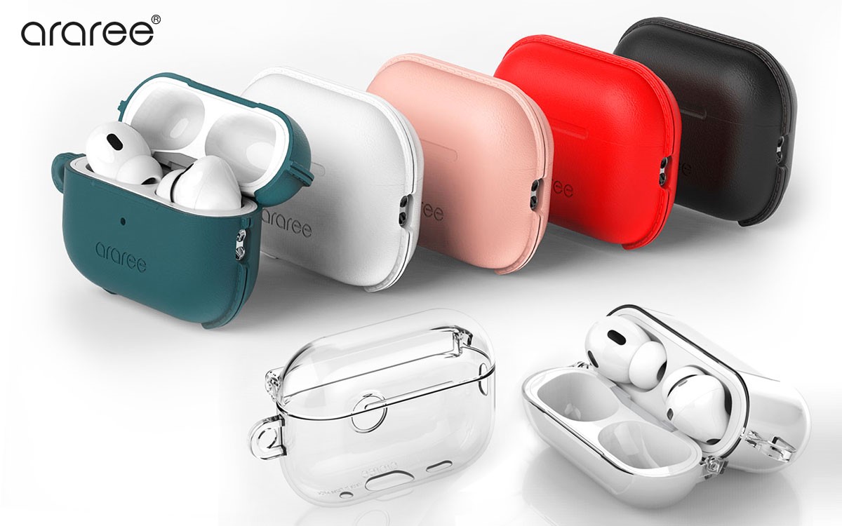 Airpods シリーズ用 クリアケース 専用ストラップ付き