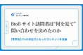 【調査】BtoBサイト訪問者はなにを見て問い合わせを決めているのか?決定打となったコンテンツを調査