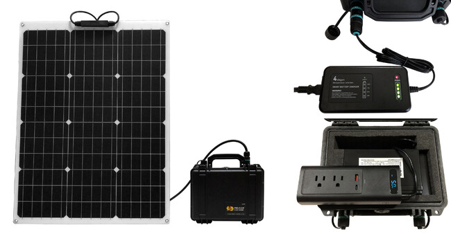太陽光またはAC電源で充電でき、最大30WのPD3.0 PPS/QC3.0対応USB出力