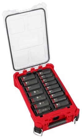 ディープインパクトソケット1／2インチ（12.7mm）角16PCS PACKOUTセット