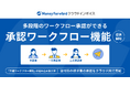 『マネーフォワード クラウドインボイス』、多段階のワークフロー承認ができる「承認ワークフロー」機能を提供開始