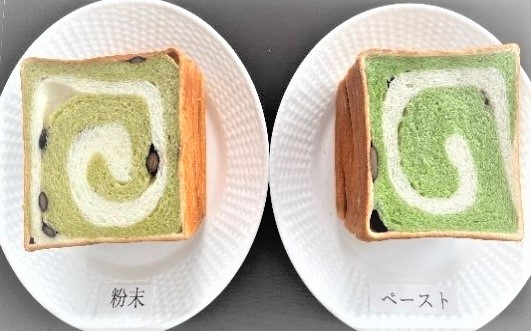 粉の抹茶と抹茶ペーストの比較 粉の抹茶と抹茶ペーストの比較