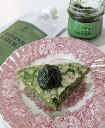 オートミール抹茶蒸しパンに載せてもおいしい