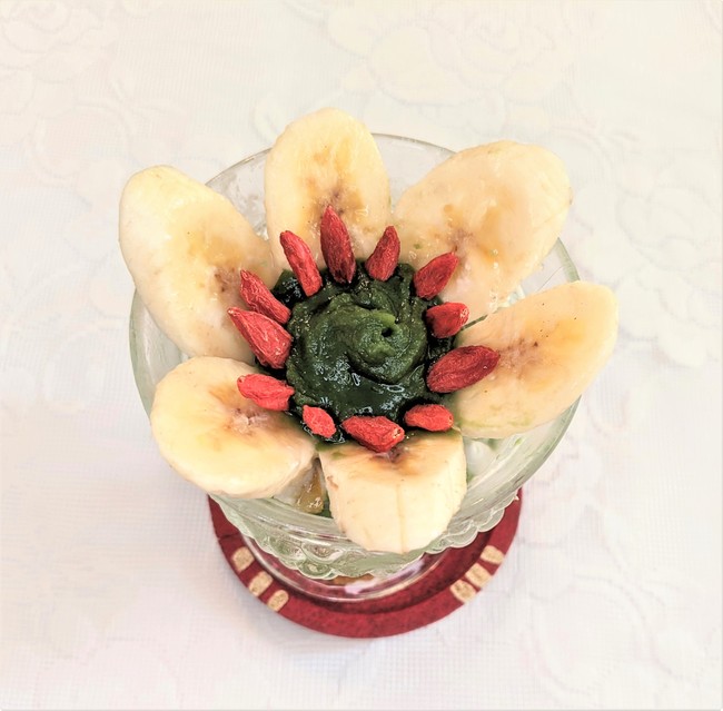 京都抹茶餡はヨーグルトやフルーツとあう