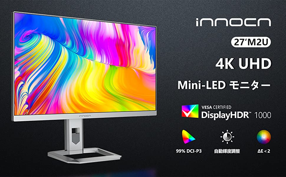 INNOCN ミニLED 4K ゲーミング モニター 32インチ - PC/タブレット