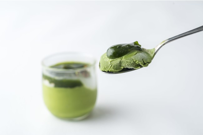 餅とアイス 抹茶 餅とアイス 抹茶