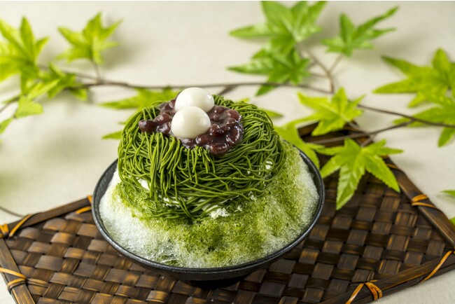 新作「和もんぶらん氷 抹茶」（日比谷 林屋新兵衛）