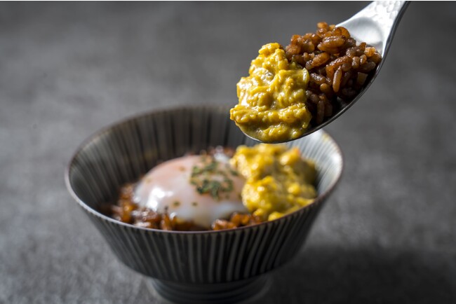 キーマカレーはほうじ茶飯とも相性抜群