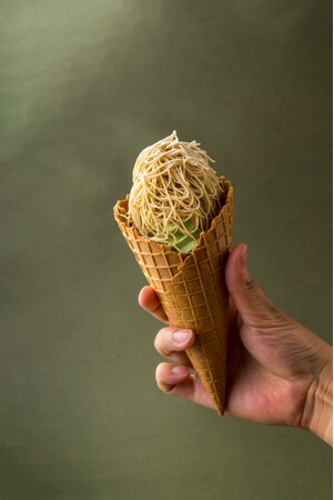 和もんぶらんソフトは、京はやしや ラゾーナ川崎店限定。