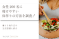 痩せやすい体作りの方法を200名に調査!痩せる体質の特徴や習慣を紹介