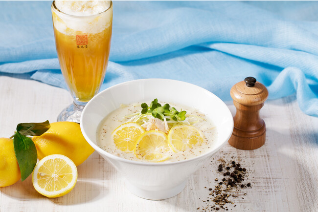 レモン豆乳スープ涼麺