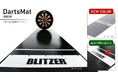 賃貸住みのダーツ民に朗報。BLITZERから、設置感ゼロの「透明マット」が新発売。