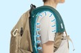 酷暑の背中を空冷化。ライダーのリュック蒸れを防ぐ「背中肩セットで蒸れんゾ DBT643-BK」新発売