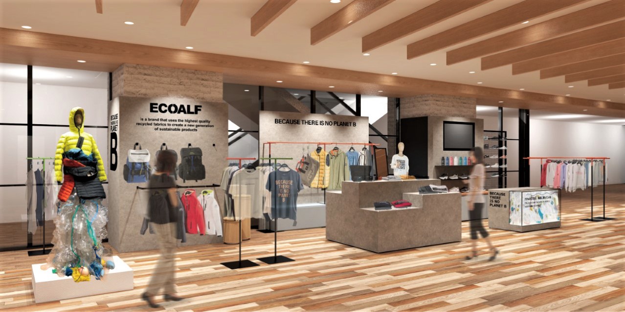 Ecoalf 梅田阪神 10 8 金 オープン 関西エリアへ 常設店としてブランド初進出 株式会社三陽商会のプレスリリース