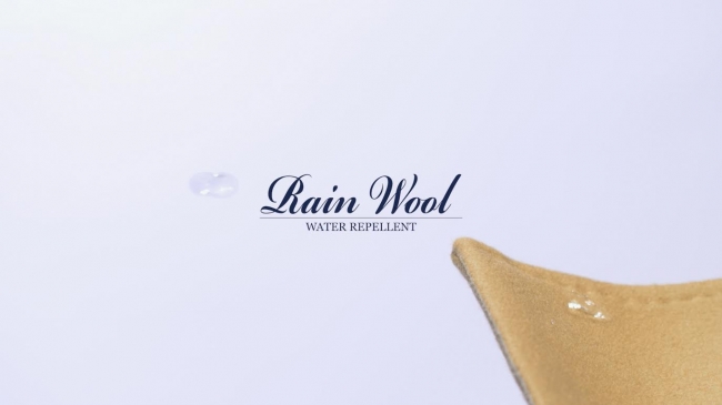 「Rain Wool®」スペシャルムービーのワンシーン