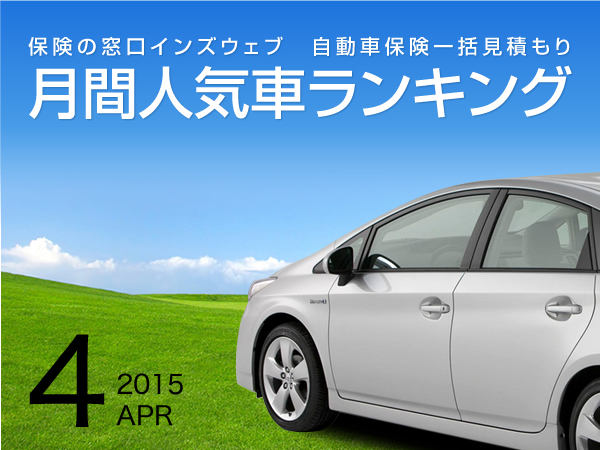 15年4月の人気車ランキング 年代別に人気のあるクルマtop5を発表 Sbiホールディングス株式会社のプレスリリース